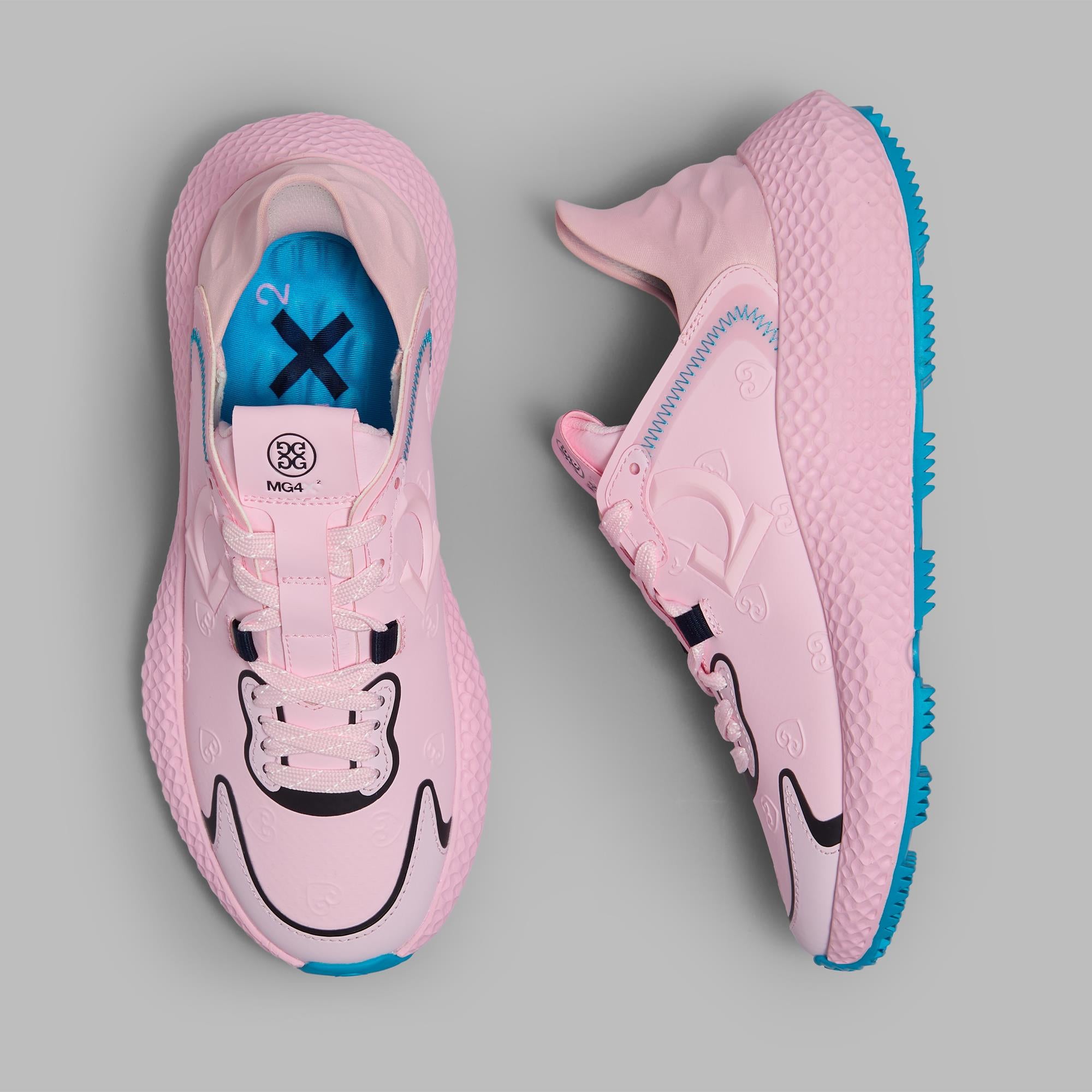 G/FORE MG4X2 Debossed Full Drip Ladies Golf Shoe Blush
